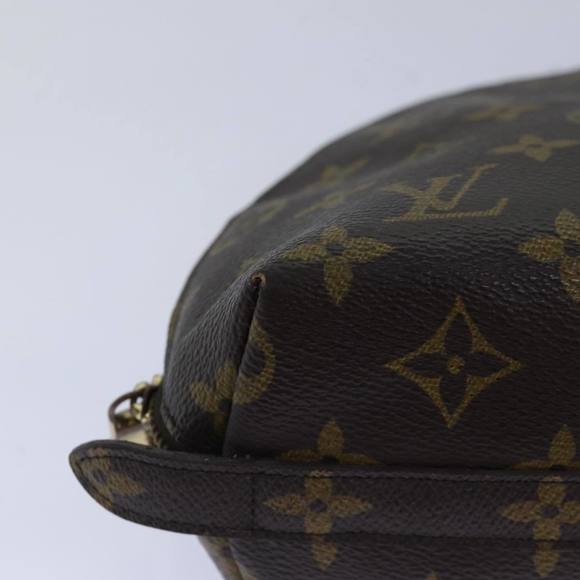 LOUIS VUITTON Monogram Trousse Demi Ronde Cosmetic Pouch M47520 LV Auth 78651 - Picture 15 of 16